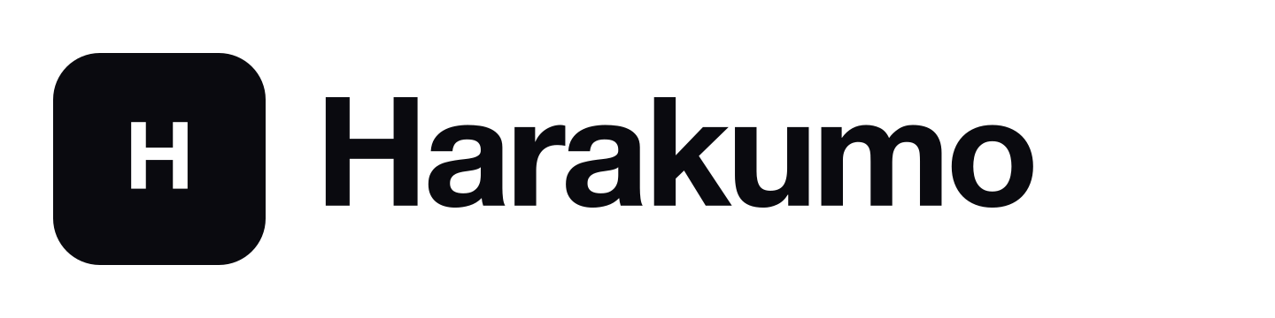 Harakumo logo in black only
